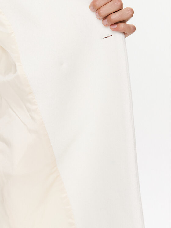 Herskind Herskind Gyapjú kabát Wanda 4575816 Ekru Oversize