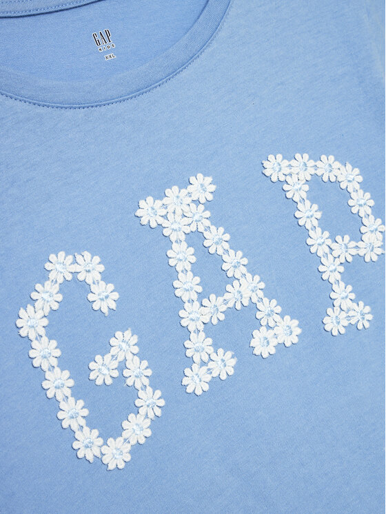 Gap Gap T-Shirt 886009 Niebieski Regular Fit