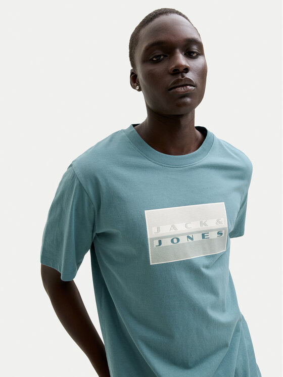 Jack & Jones Jack & Jones Tricou Fusion 12289863 Verde Regular Fit