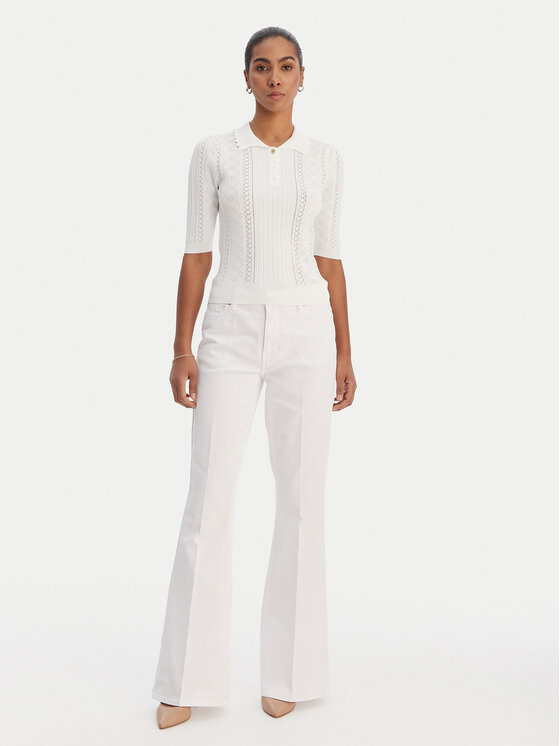 Fracomina Fracomina Pullover FR26ST7013K41601 Écru Regular Fit