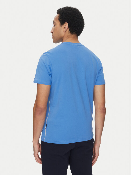 Napapijri Napapijri Tricou S-Aylmer NP0A4HTO Albastru Regular Fit