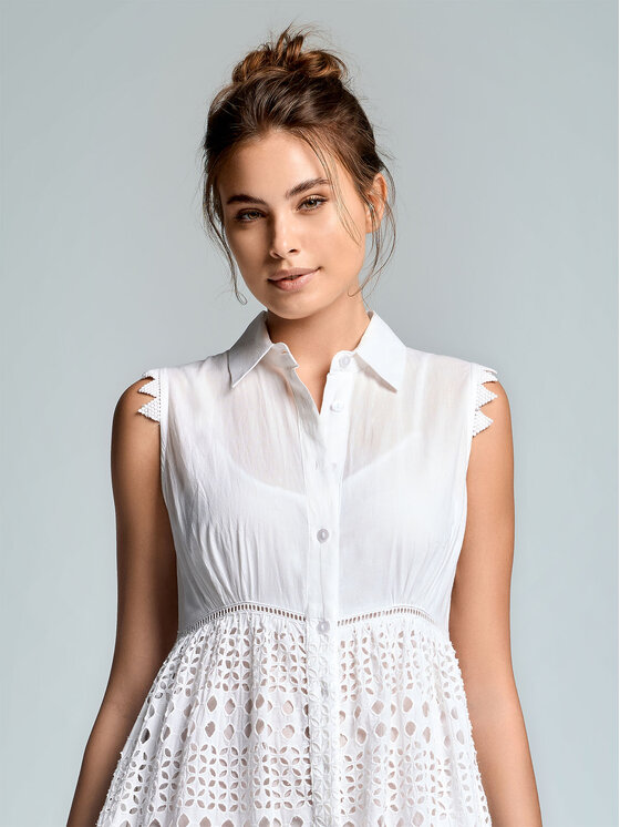 Iconique Iconique Vestito da spiaggia 26-002 Bianco