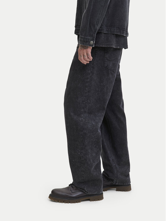Jack&Jones Jack&Jones Traperice Alex Smith 12282731 Crna Wide Leg