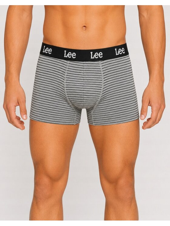 Lee Lee Bokserki Putney 3 Pack Organic Cotton Elastane Trunks Kolorowy