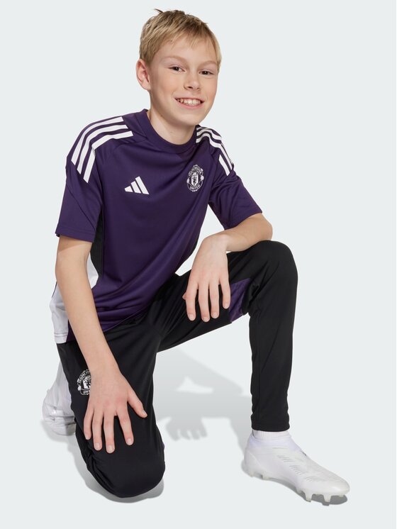 adidas adidas Koszulka techniczna Manchester United Tiro 25 Competition Training Jersey Fioletowy Regular Fit