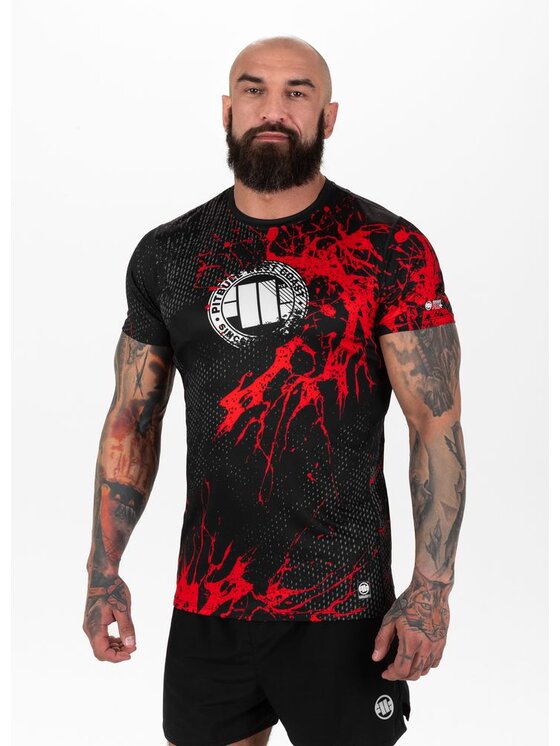 PITBULL PITBULL T-Shirt Koszulka Czarny Regular Fit