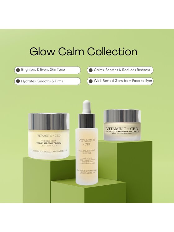 London Botanical Laboratories London Botanical Laboratories ErthSkin London Witamina C CBD Krem pod Oczy Krem Dzienny Serum