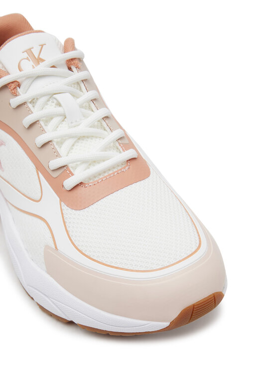 Calvin Klein Jeans Calvin Klein Jeans Sneakersy Retro Tennis Knit Mg YW0YW01887 Bílá