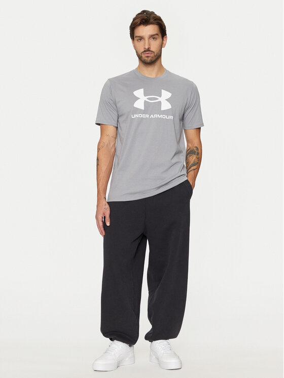 Under Armour Under Armour T-Shirt Ua Sportstyle Logo Update Ss 1382911 Szary Loose Fit