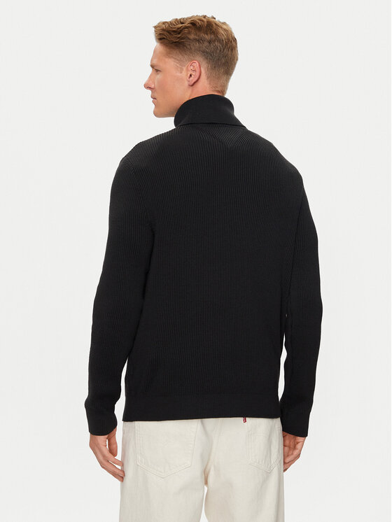 Tommy Jeans Tommy Jeans Rolák Badge DM0DM19434 Černá Slim Fit