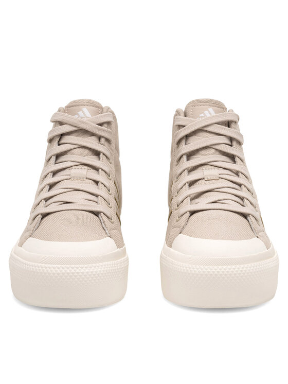 adidas adidas Sneakersy BRAVADA 2.0 MID PLATFORM IE2315 Beżowy