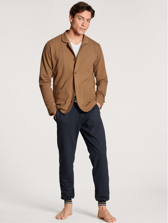 Calida Calida Bluza 15862 Brązowy Regular Fit