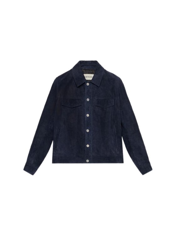 Trussardi Trussardi Giacca di pelle R304M000007N024 Blu Regular Fit