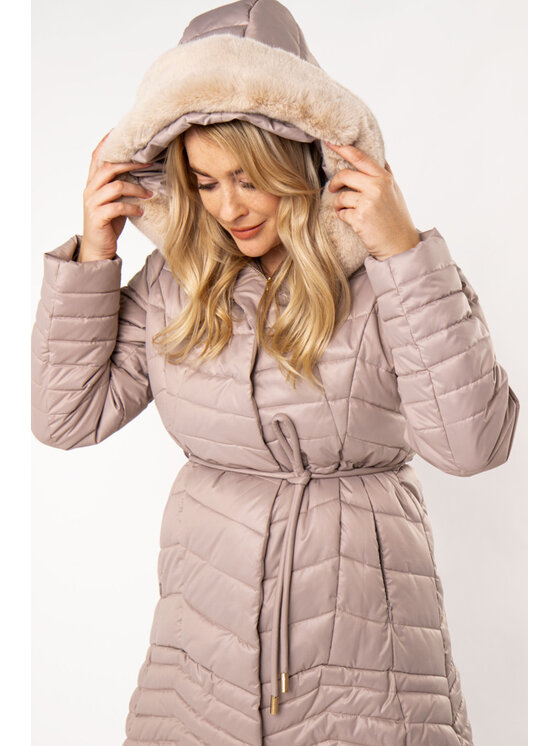 QUIOSQUE QUIOSQUE Zimné bundy 9RS004103 Ružová Regular Fit