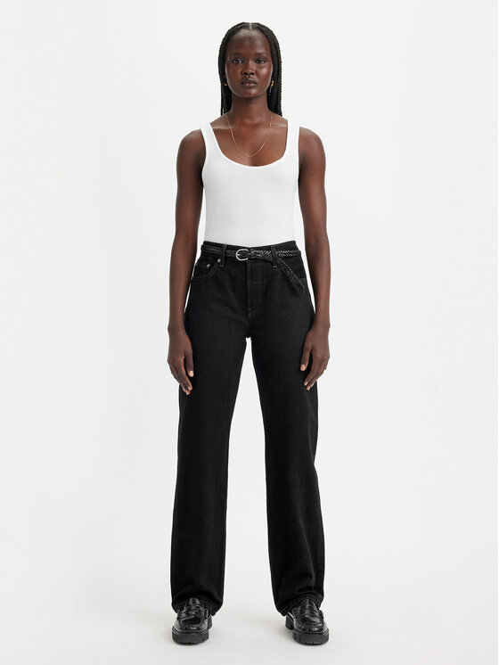 Levi's® Levi's® Traperice 501® 90’S A1959-0035 Crna Relaxed Fit