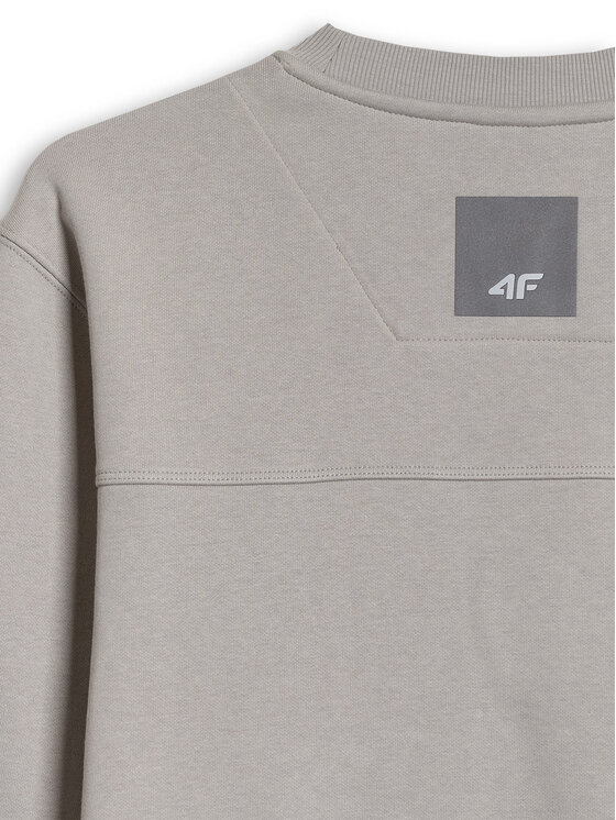 4F 4F Bluza BRIGHT TRACK Szary jasny Regular Fit