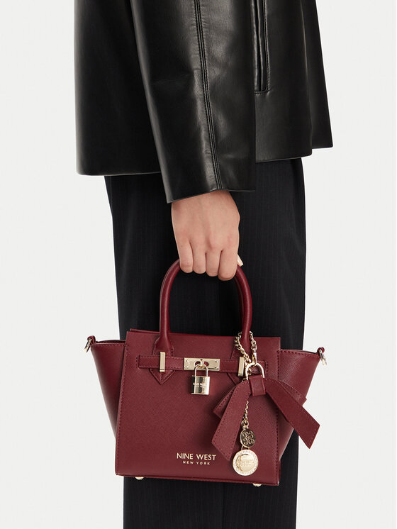 Nine West Torebka CEO-Chelsea-Charm-I-LX10187 Bordowy