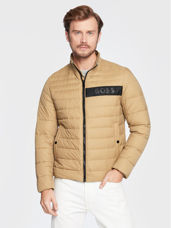 BOSS BOSS Prehodna jakna Darolus 50464308 Bež Regular Fit