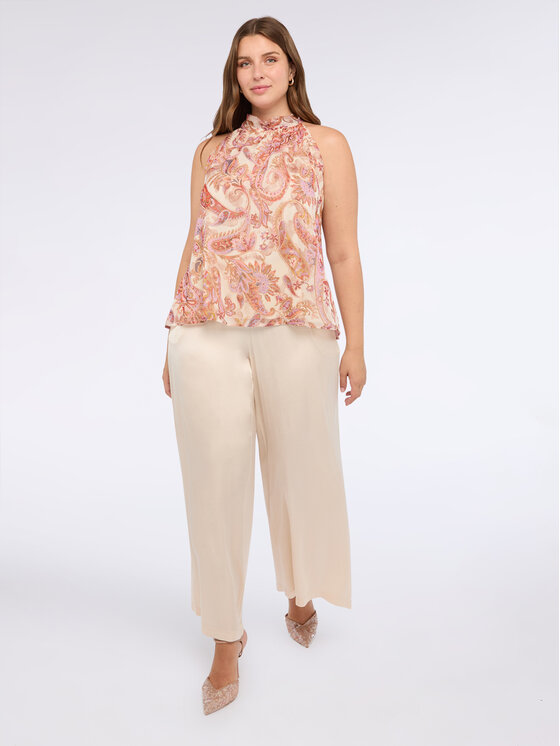 Fiorella Rubino Fiorella Rubino Top D002T000260N0R6 Różowy Regular Fit