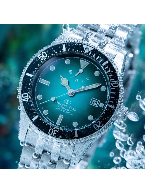Orient Star Orient Star Zegarek RE-AU0602E00B Srebrny