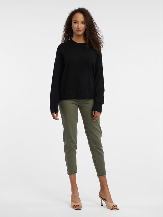 Orsay Orsay Sweter 507510660000__S Czarny Regular Fit