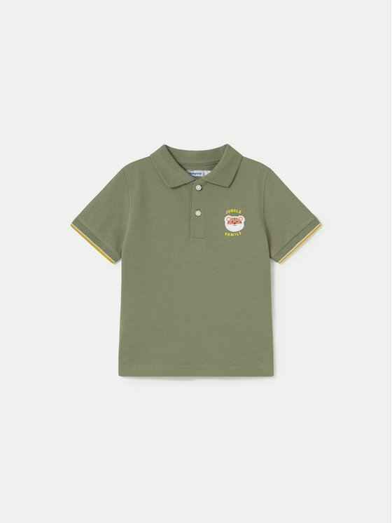 Mayoral Mayoral Tricou polo 1108 Verde Regular Fit