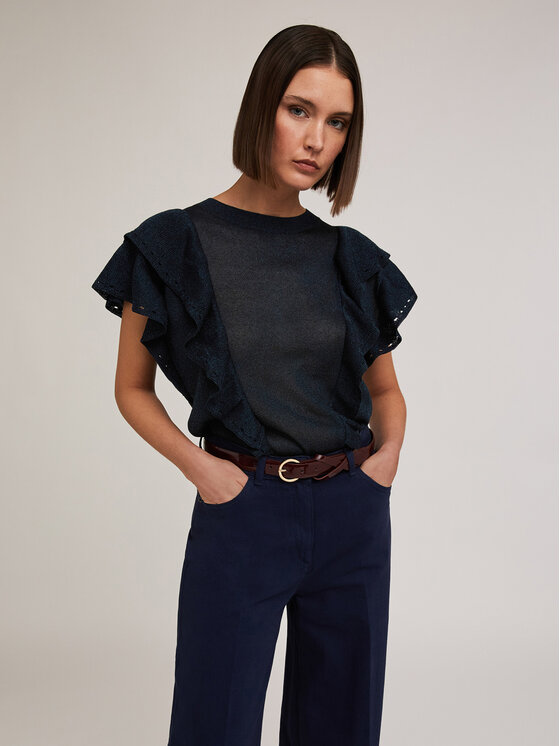 Motivi Motivi Maglione M244W003315N034 Blu Regular Fit