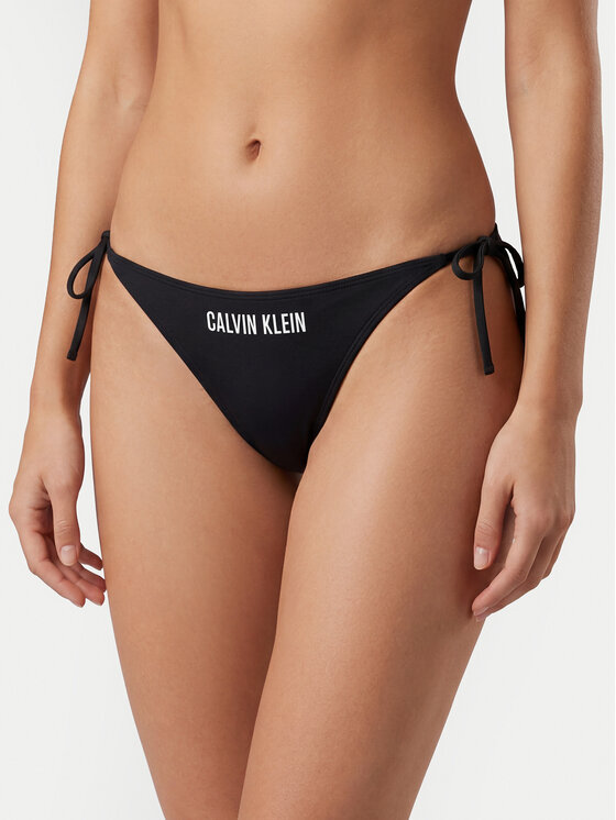 Calvin Klein Swimwear Bikini partea de jos LV00Q61220 Negru