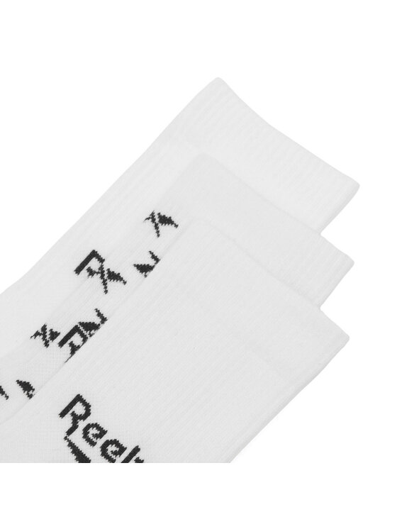 Reebok Reebok 3er-Set hohe Unisex-Socken Cl Fo Crew Sock 3P GG6682 Weiß