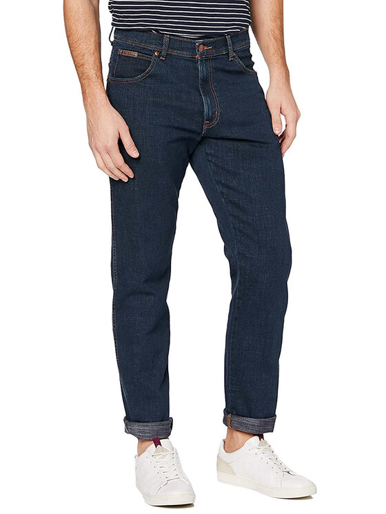 Wrangler Wrangler Jeansy Texas Granatowy Slim Fit