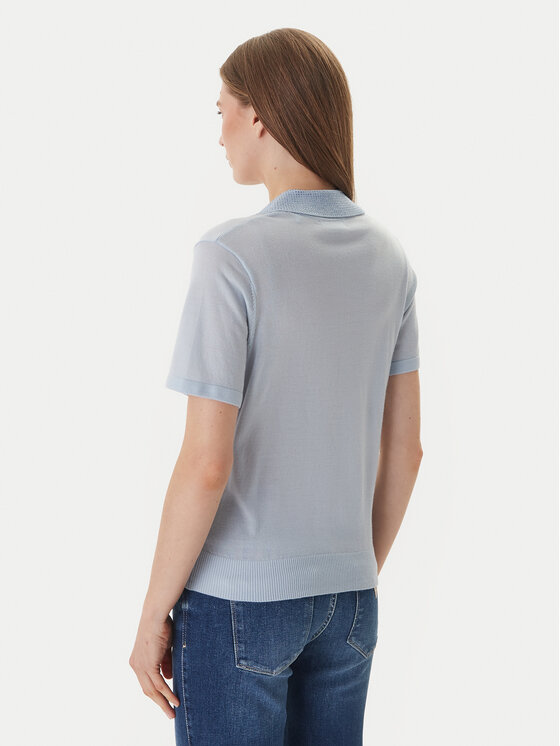 Guess Guess Polo W6GR03 Z0583 Svijetlo plava Regular Fit