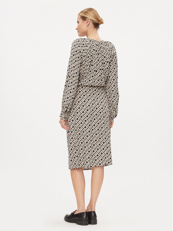 Tommy Hilfiger Tommy Hilfiger Ежедневна рокля WW0WW41020 Бежов Regular Fit