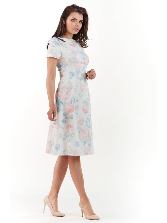 Infinite You Infinite You Sukienka codzienna M163 Kolorowy Basic Fit