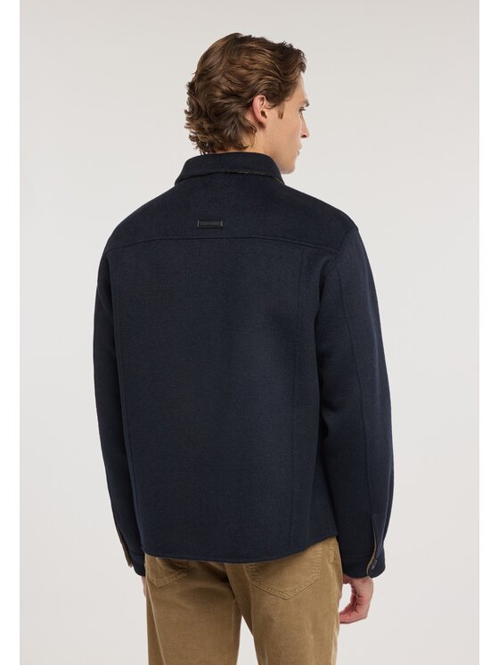 Trussardi Trussardi Płaszcz zimowy R020M000079N0B4 Niebieski Regular Fit