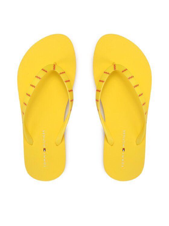 Tommy Hilfiger Tommy Hilfiger Varbavahesandaalid Essential Beach Sandal FW0FW07141 Kollane