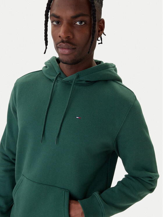 Tommy Jeans Tommy Jeans Bluză DM0DM20742 Verde Regular Fit