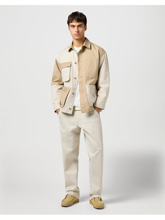 Wrangler Wrangler Chinosy RELAXED CHINO Beżowy Loose Fit