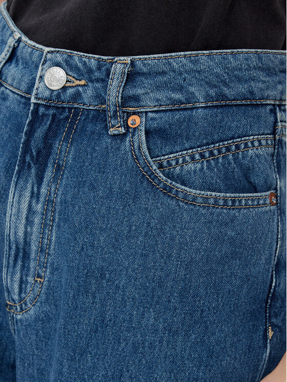 BOSS BOSS Jeansy Ruth 50529972 Niebieski Mom Fit