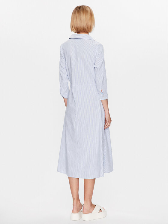 Iconique Iconique Сукня-сорочка IC23 047 Голубий Regular Fit