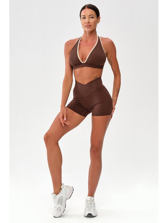 ROUGH RADICAL ROUGH RADICAL Pantaloncini sportivi MOCHA ACTIVE SHORTS Marrone Slim Fit