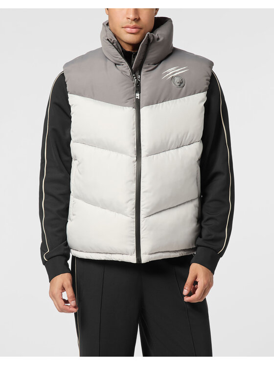 Plein Sport Plein Sport Gilet 24003 Grigio Regular Fit