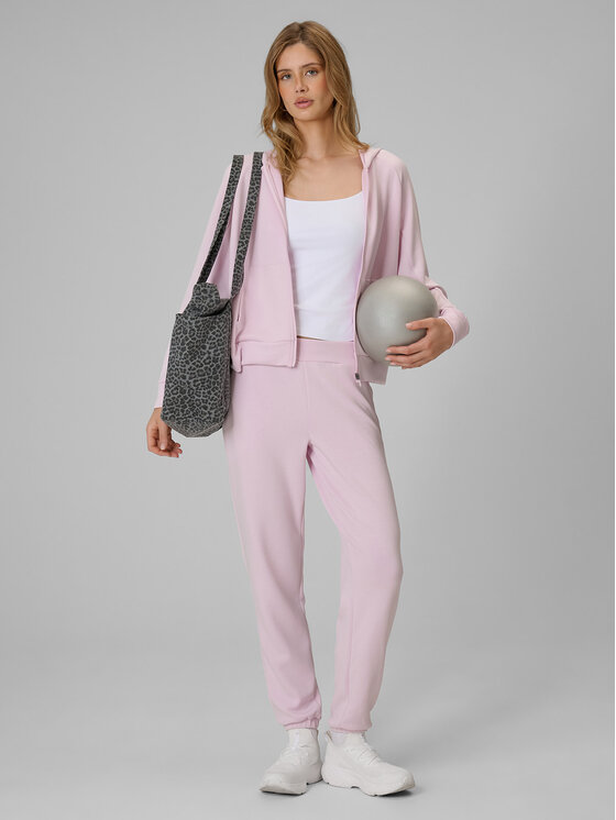 4F 4F Bluza ESSENTIAL Różowy jasny Regular Fit