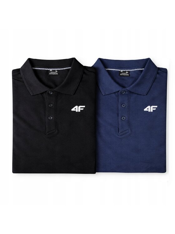 4F 4F Polo Z-0771-2-E Biały Regular Fit