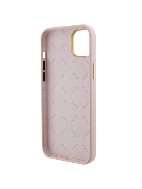Guess Guess Etui na telefon iPhone 15 Różowy