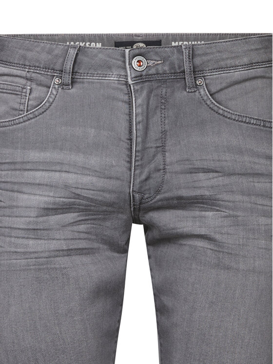 Petrol Industries Petrol Industries Džínsové šortky M-ROS-SHO001 Sivá Slim Fit