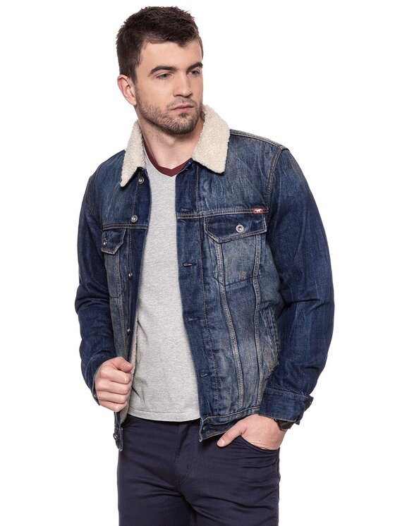 Kurtka zimowa Mustang, Rozmiar XL, Niebieski, NEW YORK SHEARLING