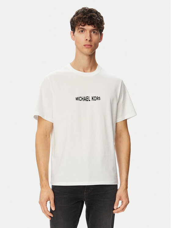 MICHAEL Michael Kors MICHAEL Michael Kors T-Shirt CF6535WFV4 Weiß Regular Fit