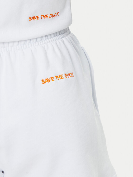 Save The Duck Save The Duck Szorty materiałowe DF2053W CLEE20 Biały Regular Fit
