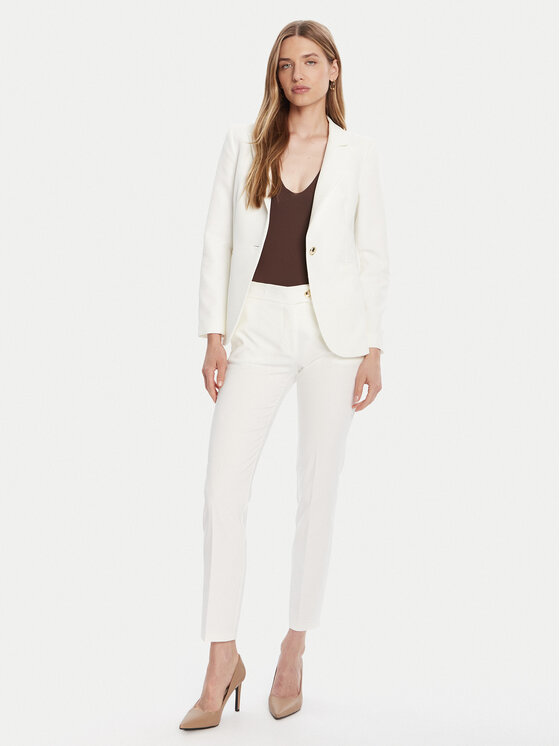 Rinascimento Rinascimento Giacca da abito CFC0126224003 Bianco Regular Fit