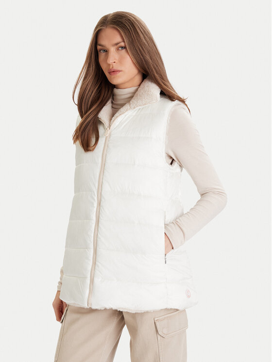 Save The Duck Bezrękawnik D82512W BUBU21 Beżowy Regular Fit